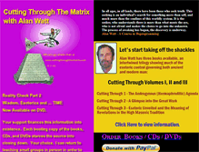 Tablet Screenshot of cuttingthroughthematrix.com