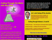 Tablet Screenshot of cuttingthroughthematrix.net